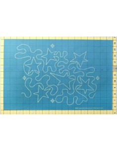 Full Line Stencil Quilting Seeing Stars Over-all